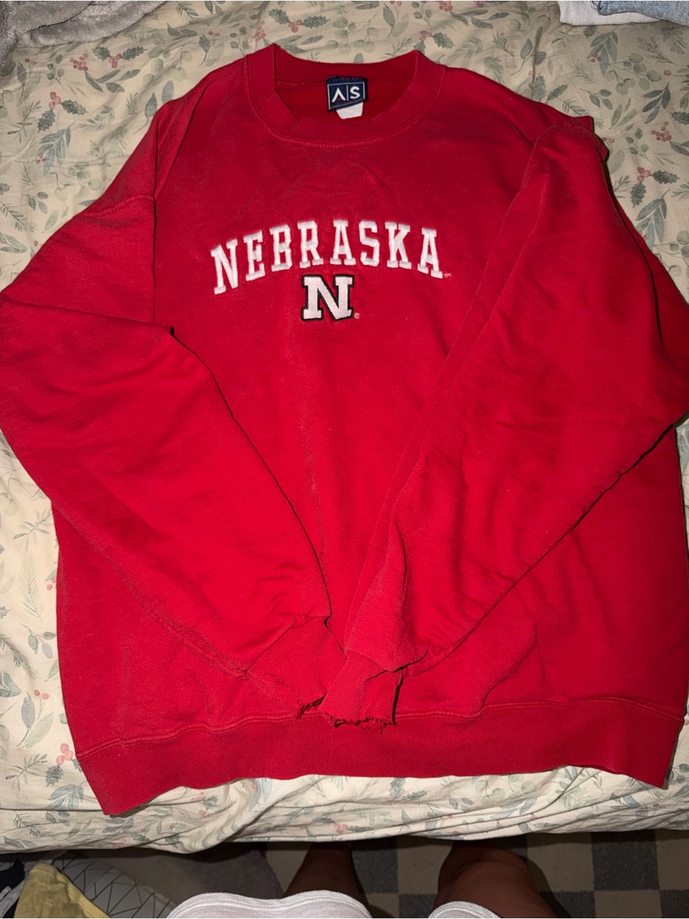 Red Nebraska Crewneck Sweatshirt